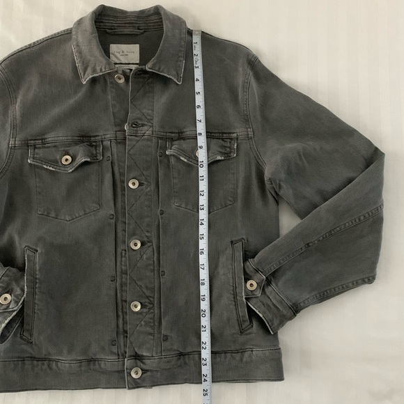 Giftable Men’s R&B Definitive Grey Denim Jacket - Picture 12 of 17